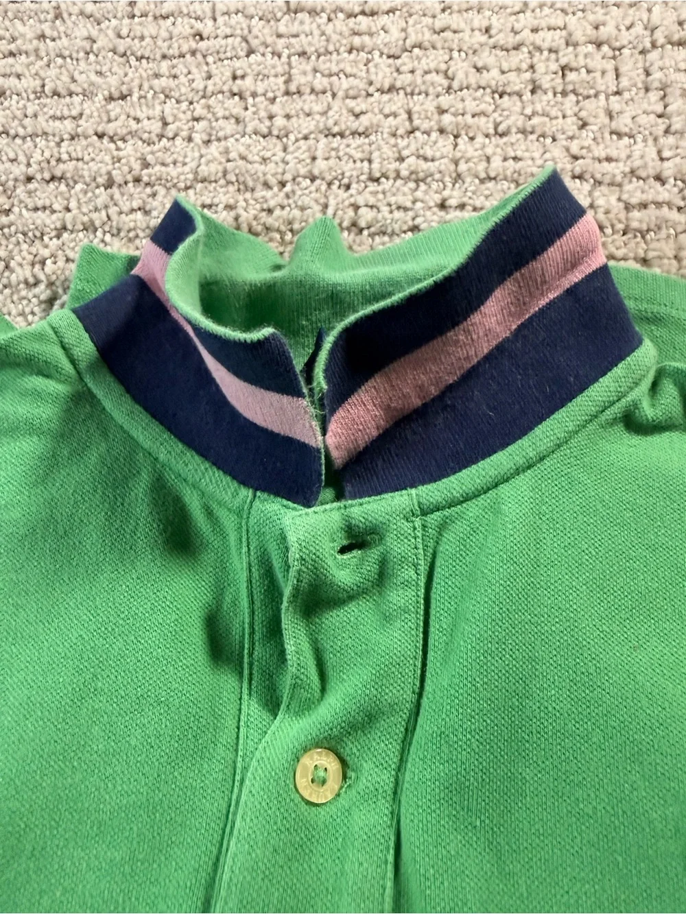 Ralph Lauren Long Sleeve Polo Girls XL - Green
